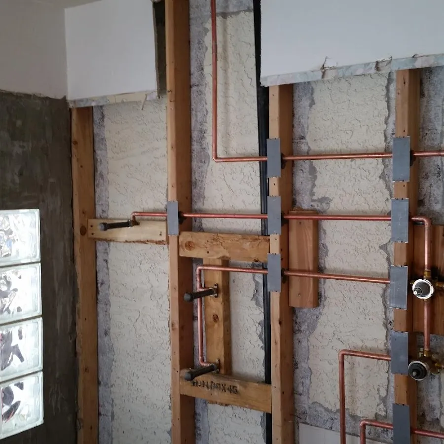 Copper pipe installation for Repiping in Kingfisher
